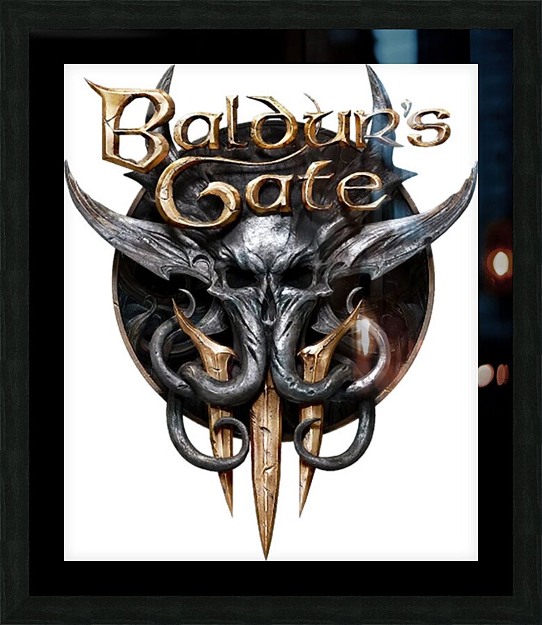 Baldurs Gate 18 Picture Frame print