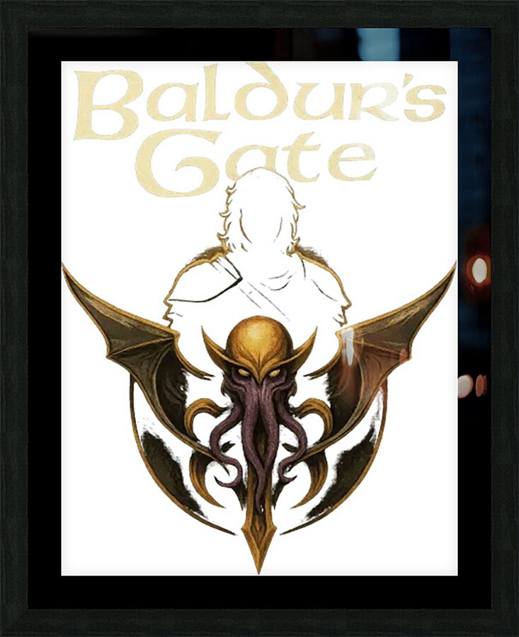 Baldurs Gate 20 Picture Frame print