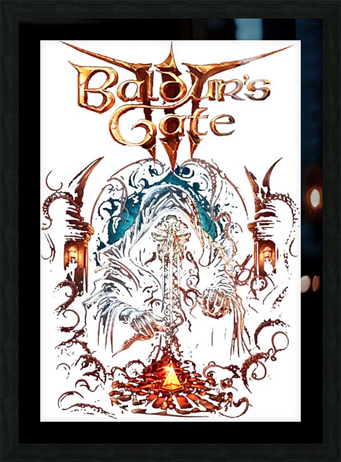 Baldurs Gate 27 Picture Frame print