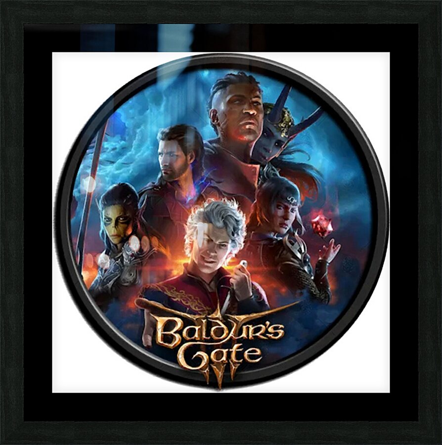 Baldurs Gate 29 Picture Frame print