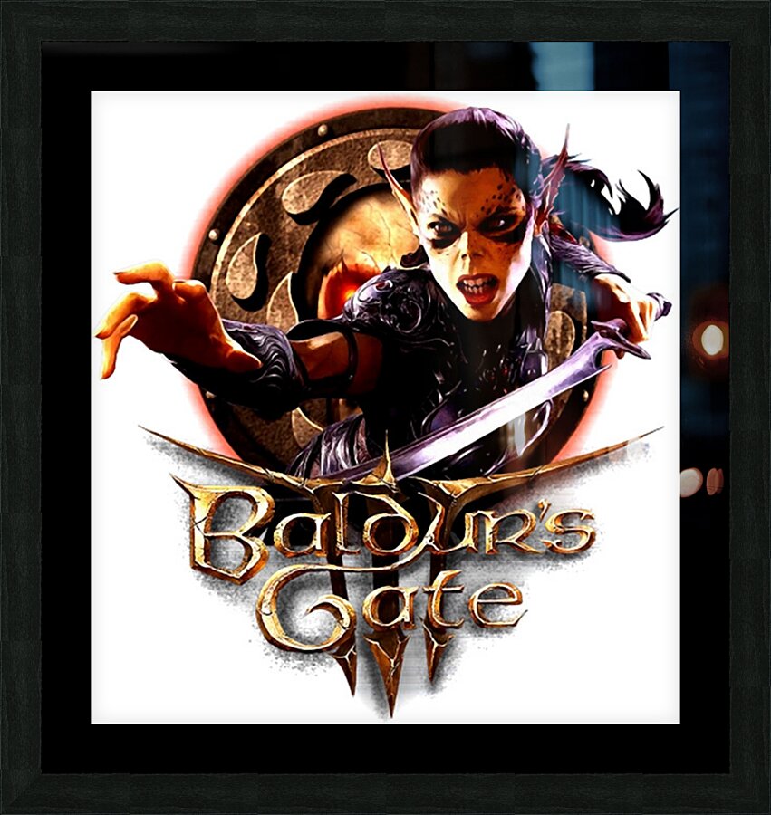 Baldurs Gate 39 Picture Frame print