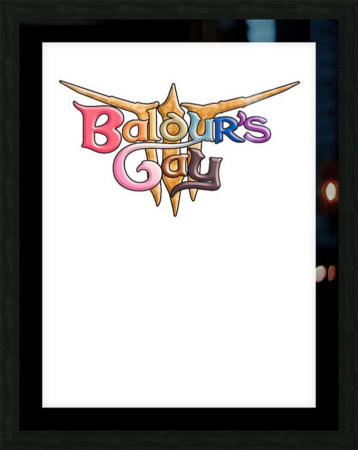 Baldurs Gate 42 Picture Frame print