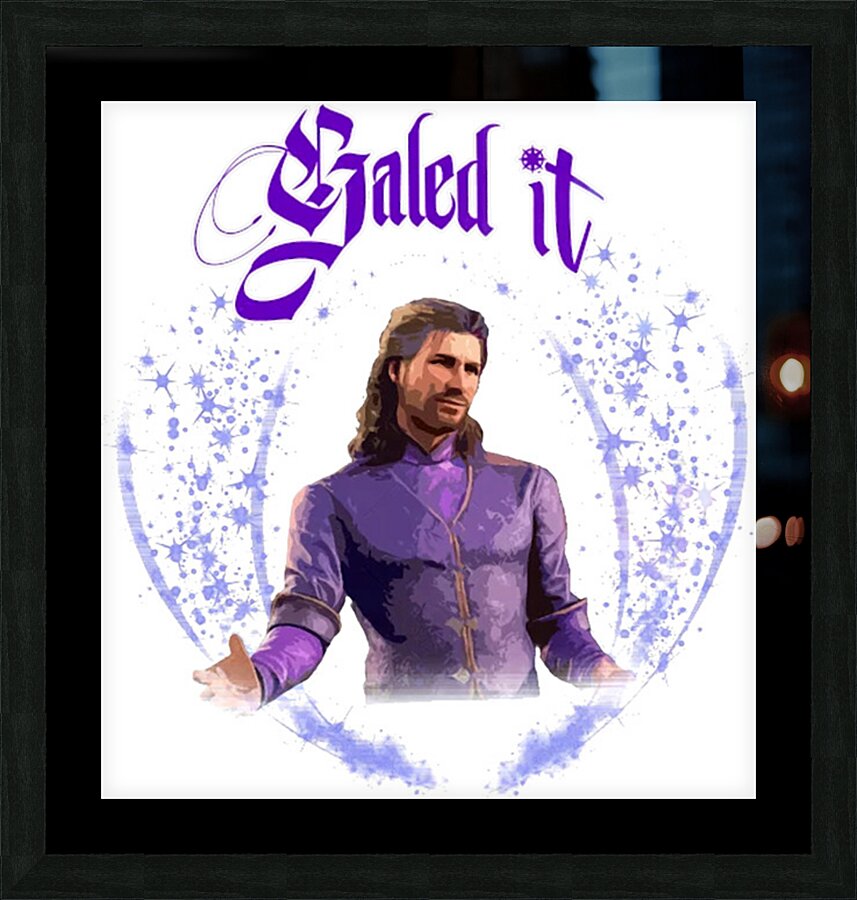 Baldurs Gate 44 Picture Frame print