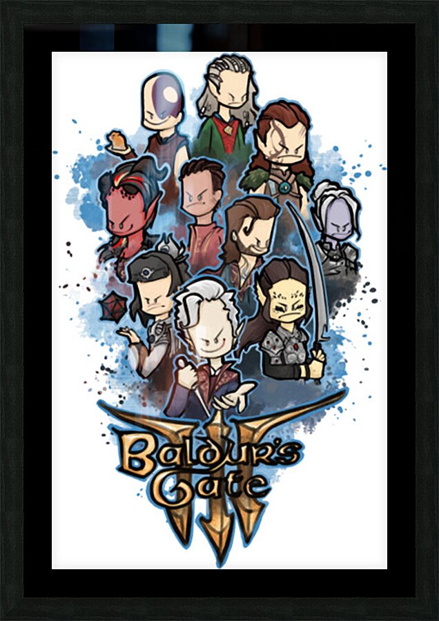 Baldurs Gate 57 Picture Frame print