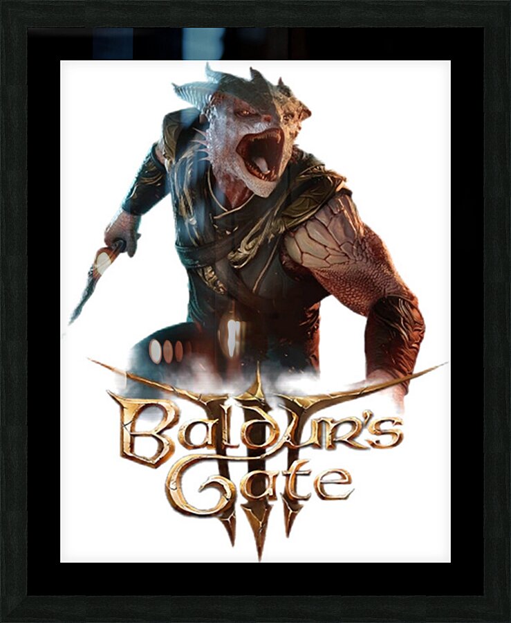 Baldurs Gate 3 Picture Frame print
