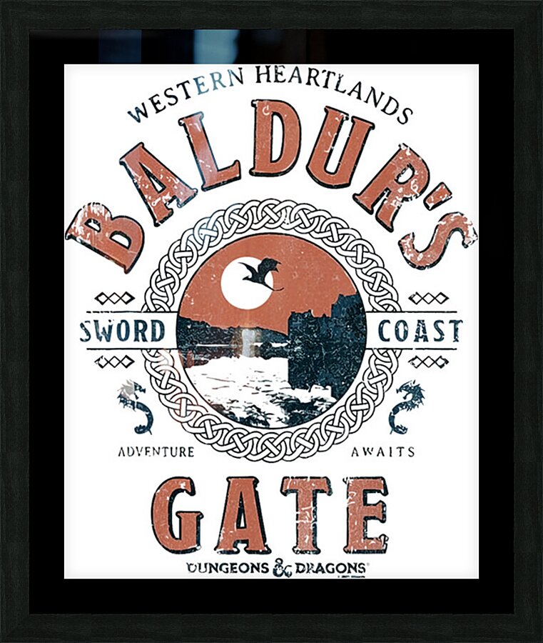 Baldurs Gate 17 Picture Frame print