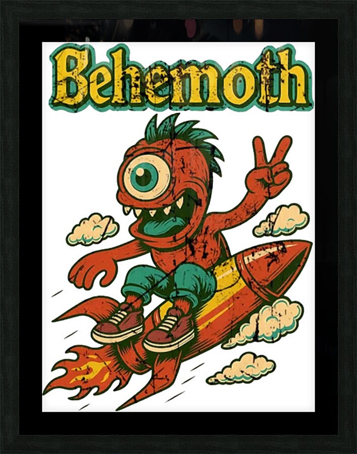 Behemoth 5 Picture Frame print