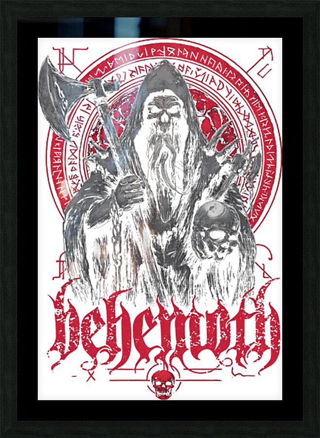 Behemoth 13 Picture Frame print