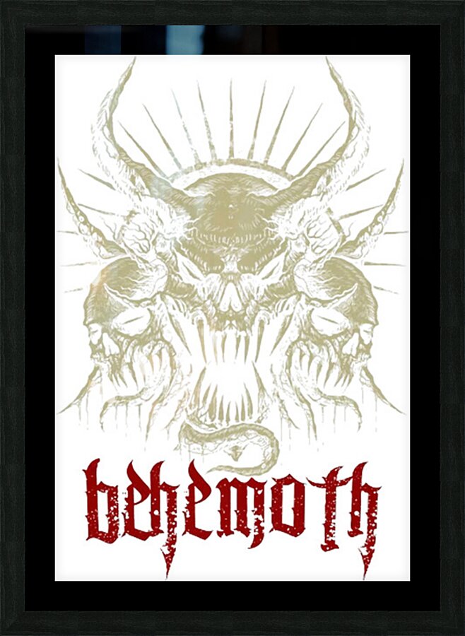 Behemoth 27 Picture Frame print