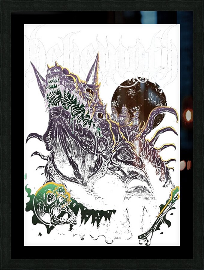 Behemoth 34 Picture Frame print