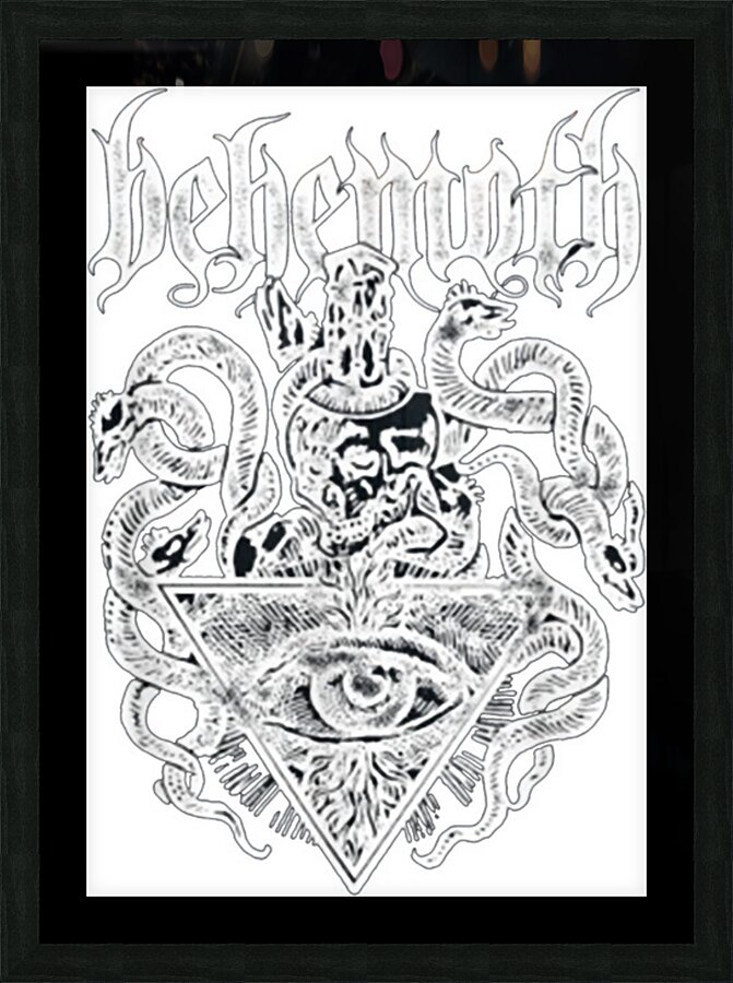 Behemoth 36 Picture Frame print