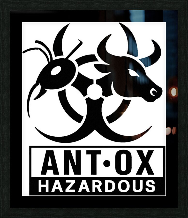 BIOHAZARD 1 Picture Frame print
