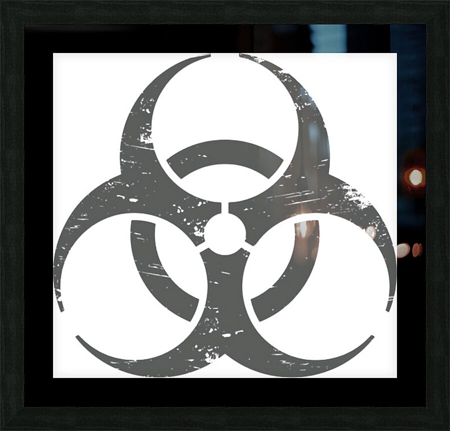 BIOHAZARD 20 Picture Frame print
