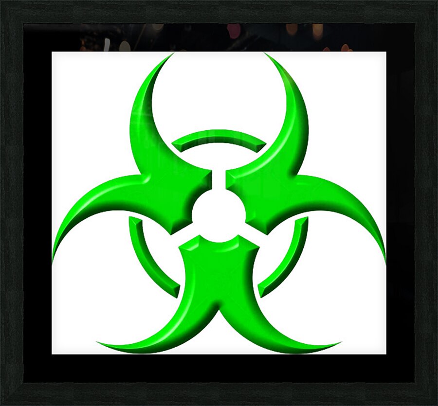 BIOHAZARD 22 Picture Frame print