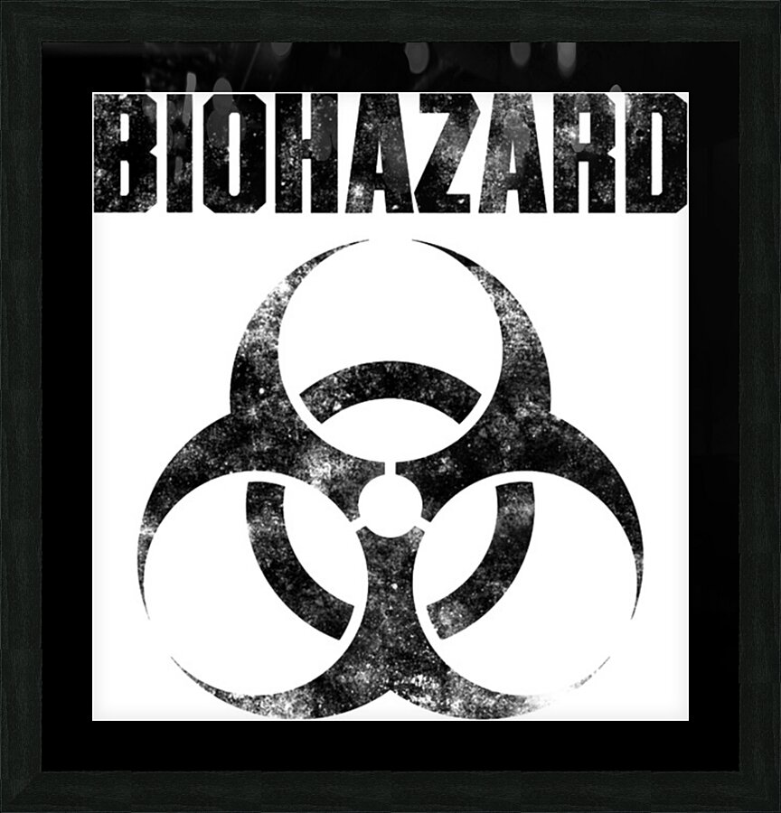 BIOHAZARD 24 Picture Frame print