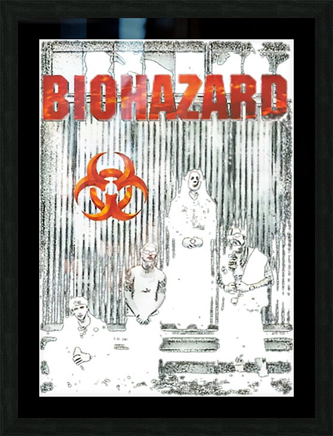 BIOHAZARD 25 Picture Frame print