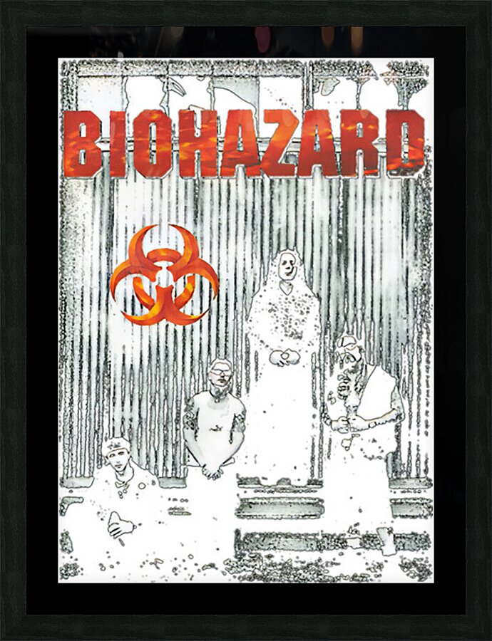 BIOHAZARD 30 Picture Frame print
