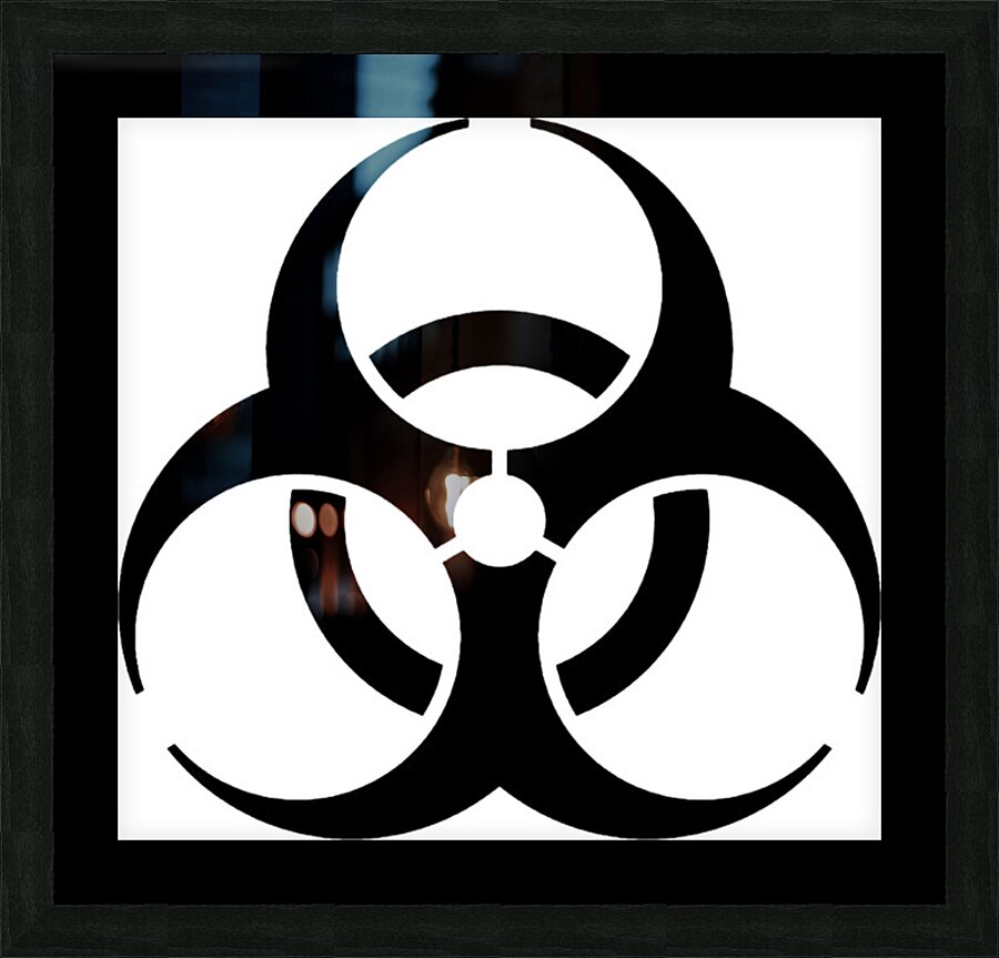 BIOHAZARD 32 Picture Frame print