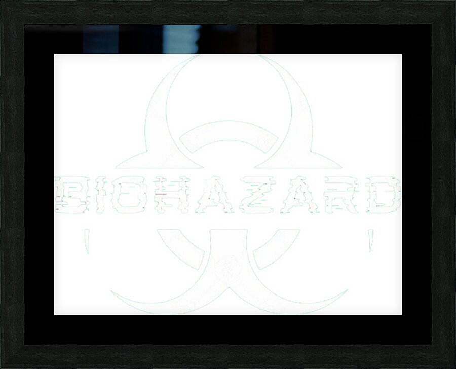 BIOHAZARD 35 Picture Frame print