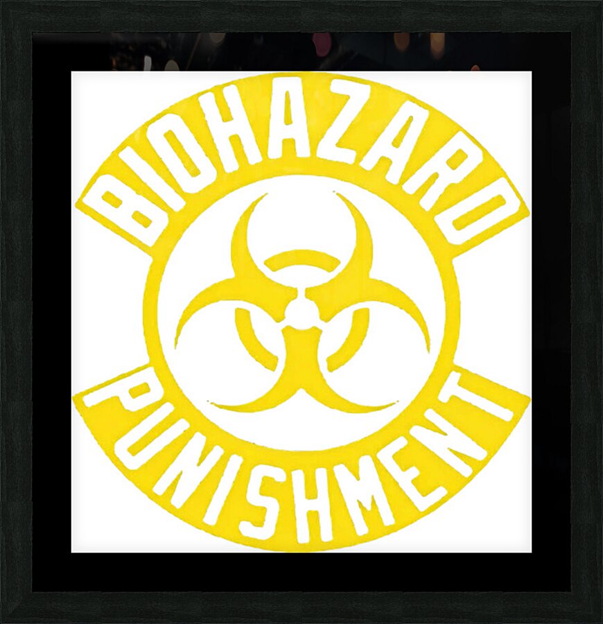 BIOHAZARD 36 Picture Frame print
