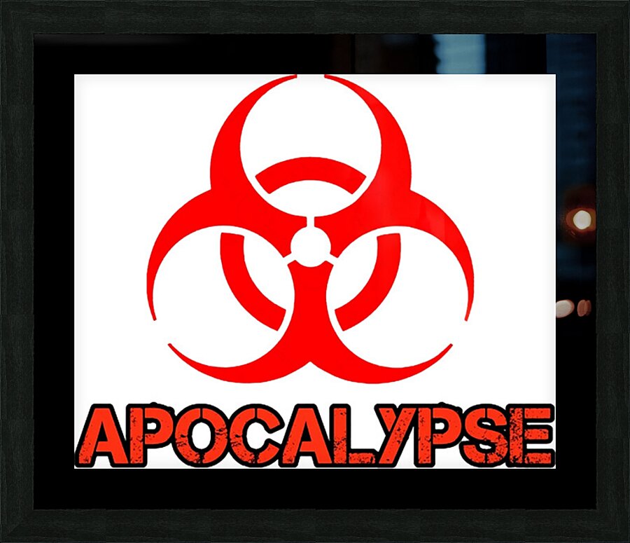 BIOHAZARD 42 Picture Frame print