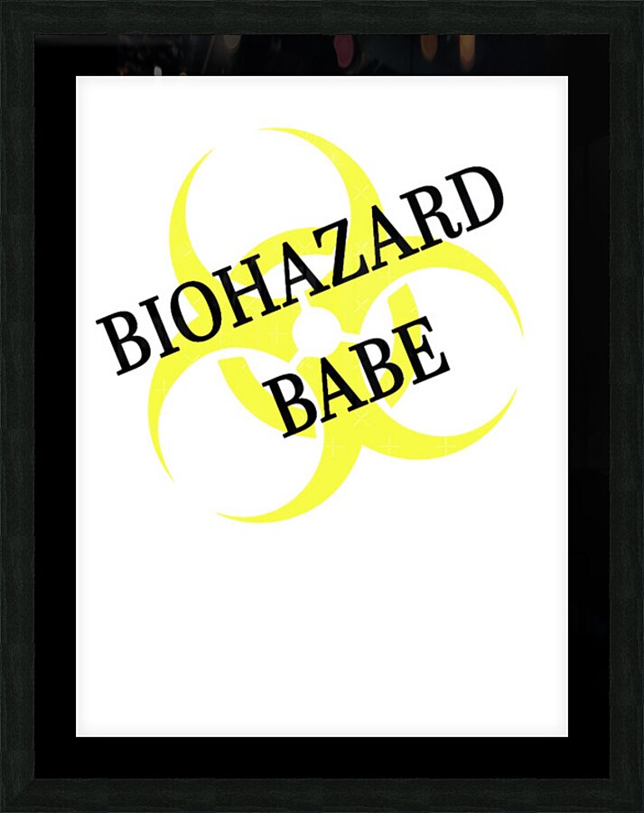 BIOHAZARD 44 Picture Frame print