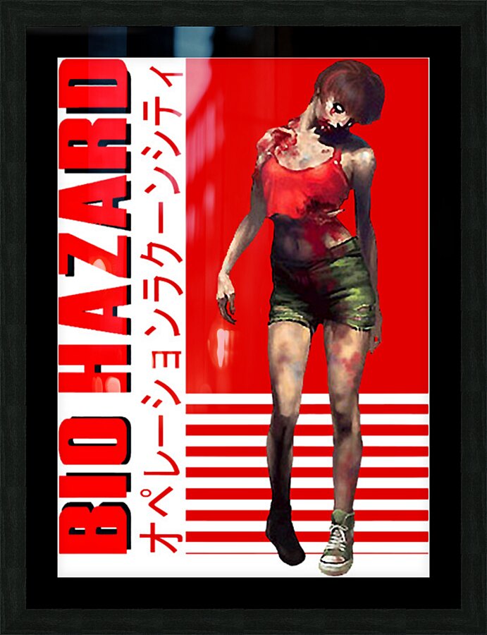 BIOHAZARD 46 Picture Frame print