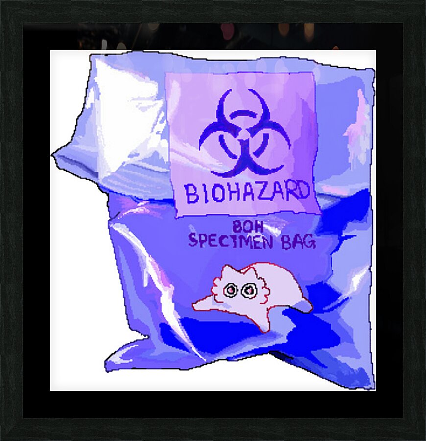 BIOHAZARD 49 Picture Frame print