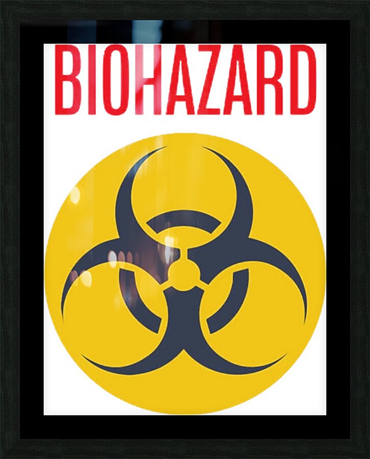BIOHAZARD 51 Picture Frame print