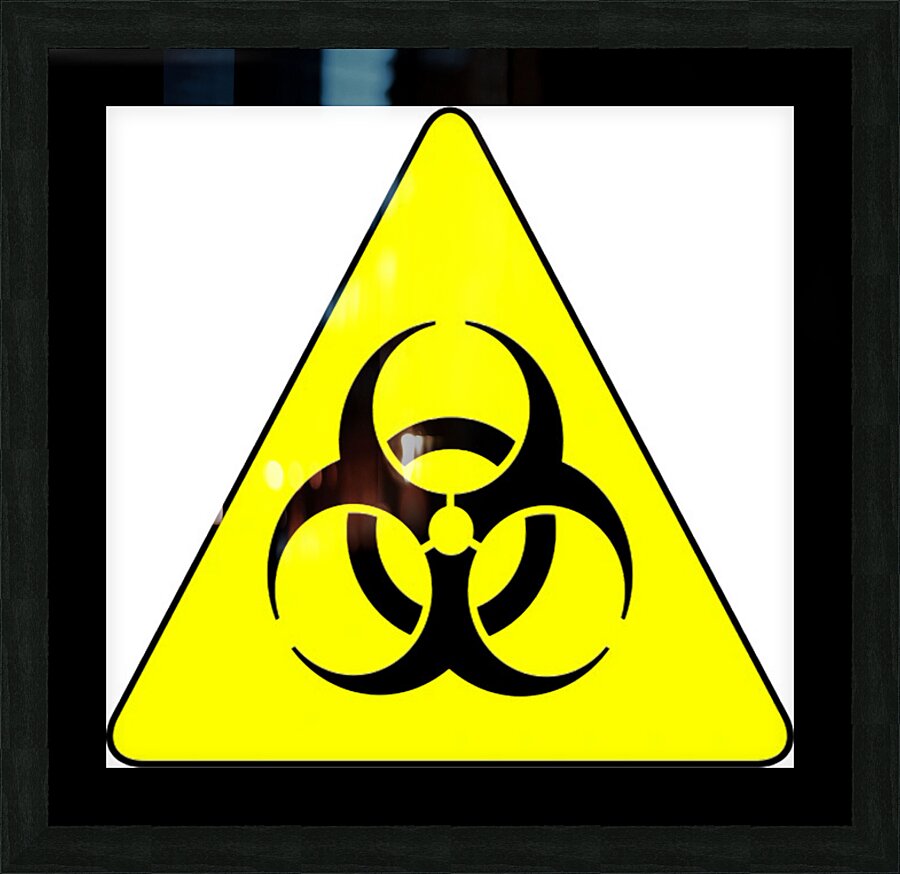 BIOHAZARD 54 Picture Frame print