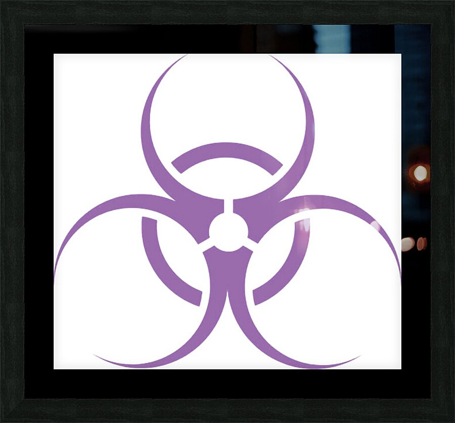 BIOHAZARD 56 Picture Frame print