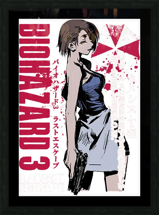 BIOHAZARD 60 Picture Frame print