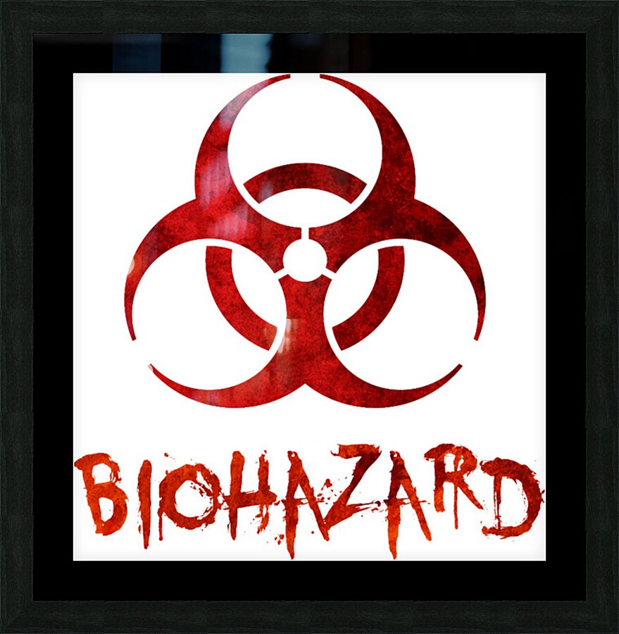 BIOHAZARD 63 Picture Frame print