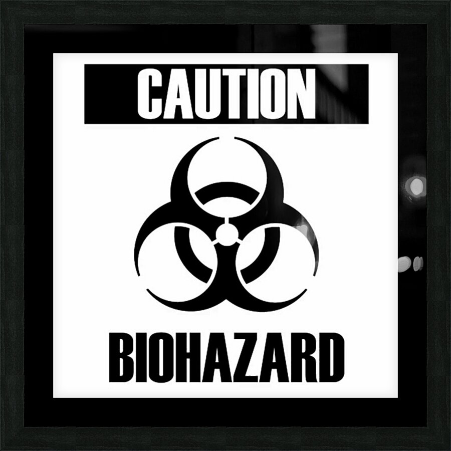 BIOHAZARD 8 Picture Frame print
