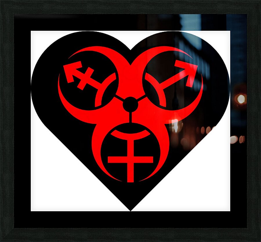 BIOHAZARD 21 Picture Frame print