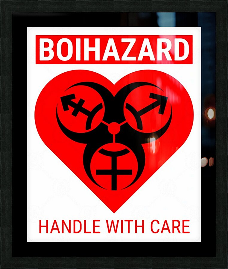 BIOHAZARD 22 Picture Frame print