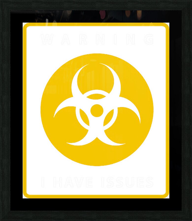 BIOHAZARD 24 Picture Frame print
