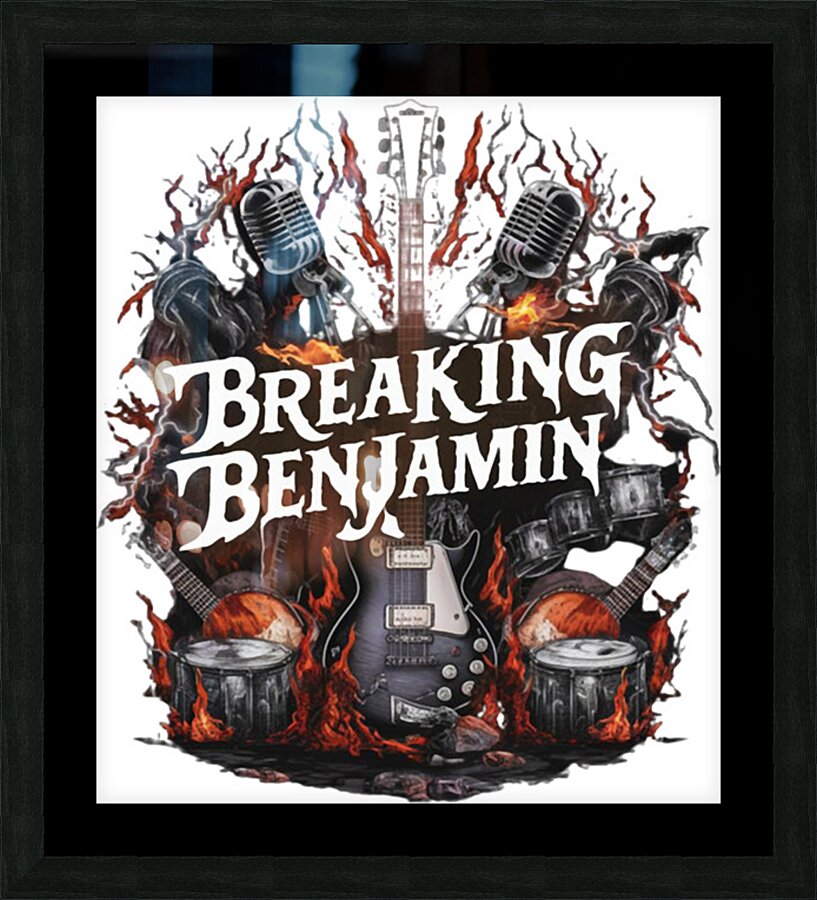 Breaking Benjamin 14 Picture Frame print