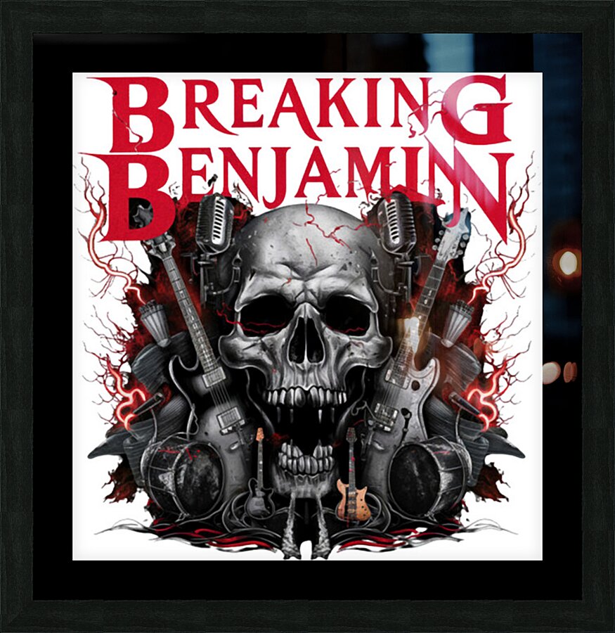 Breaking Benjamin 18 Picture Frame Printing
