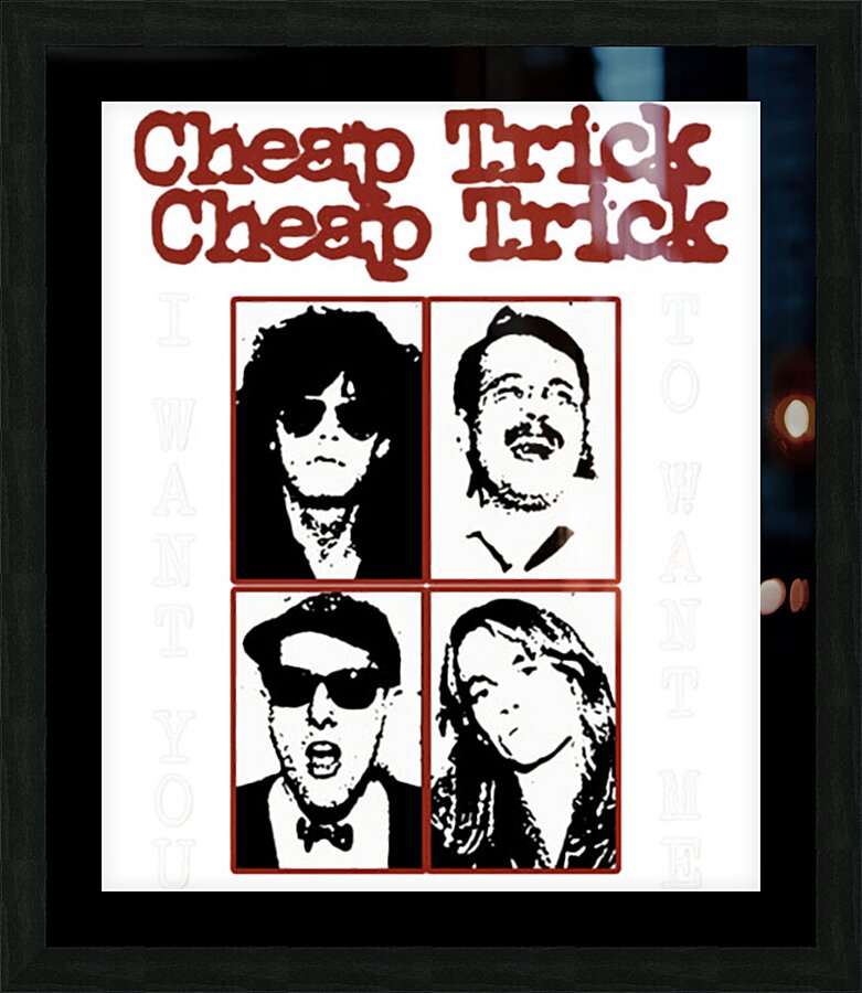 Cheap Trick 40 Picture Frame print