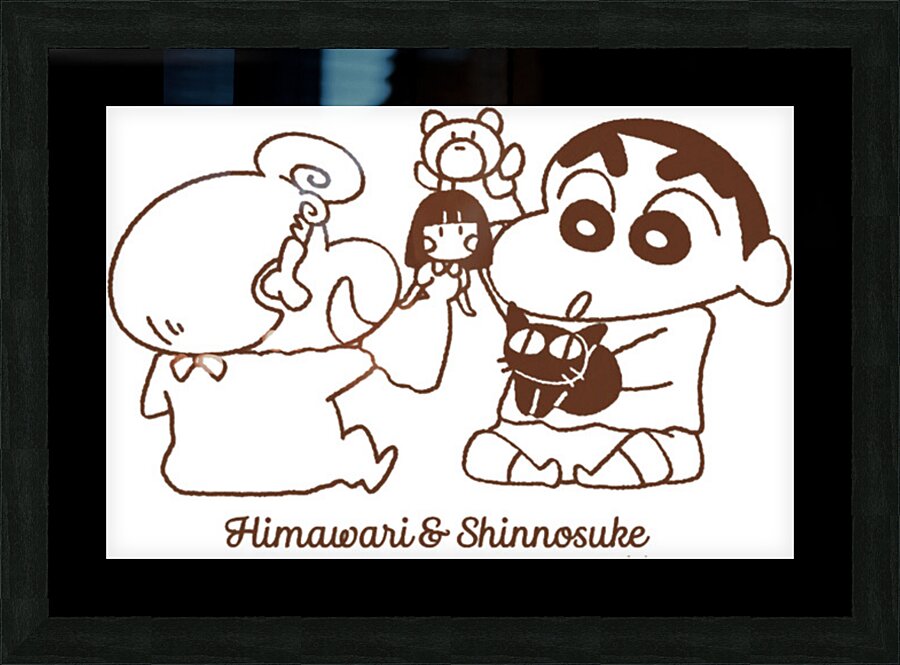 Crayon Shin chan 32 Picture Frame print