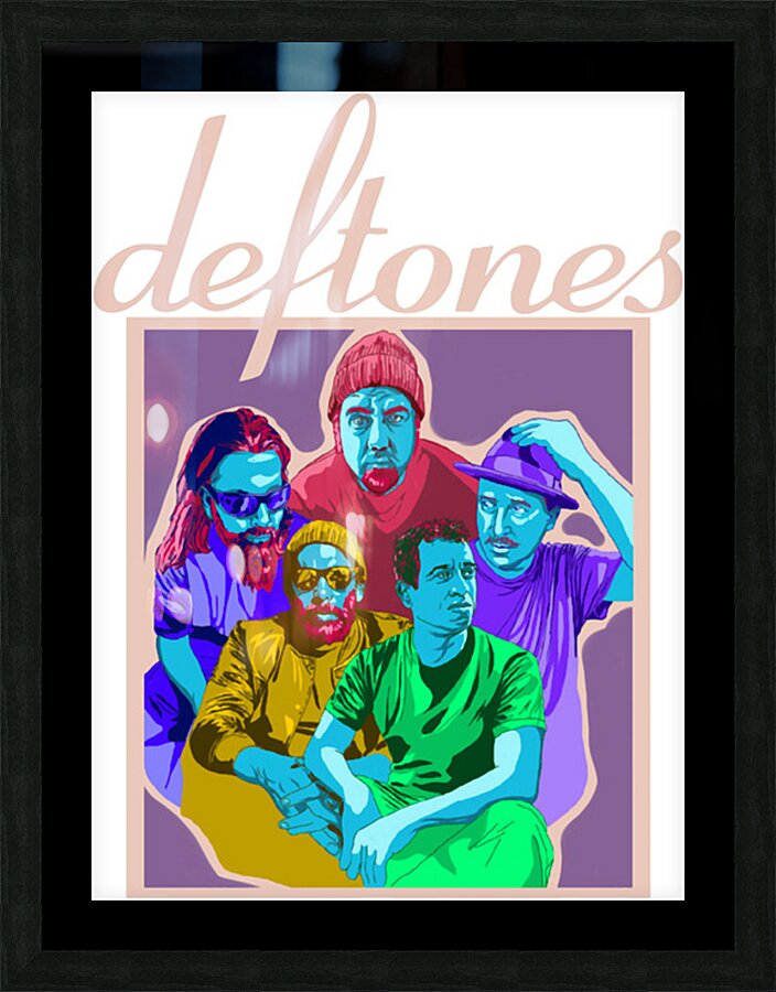 Deftones 7 Picture Frame print