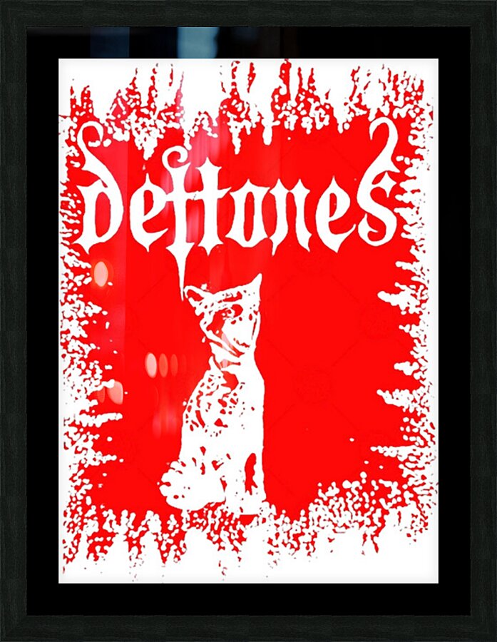 Deftones 9 Picture Frame print
