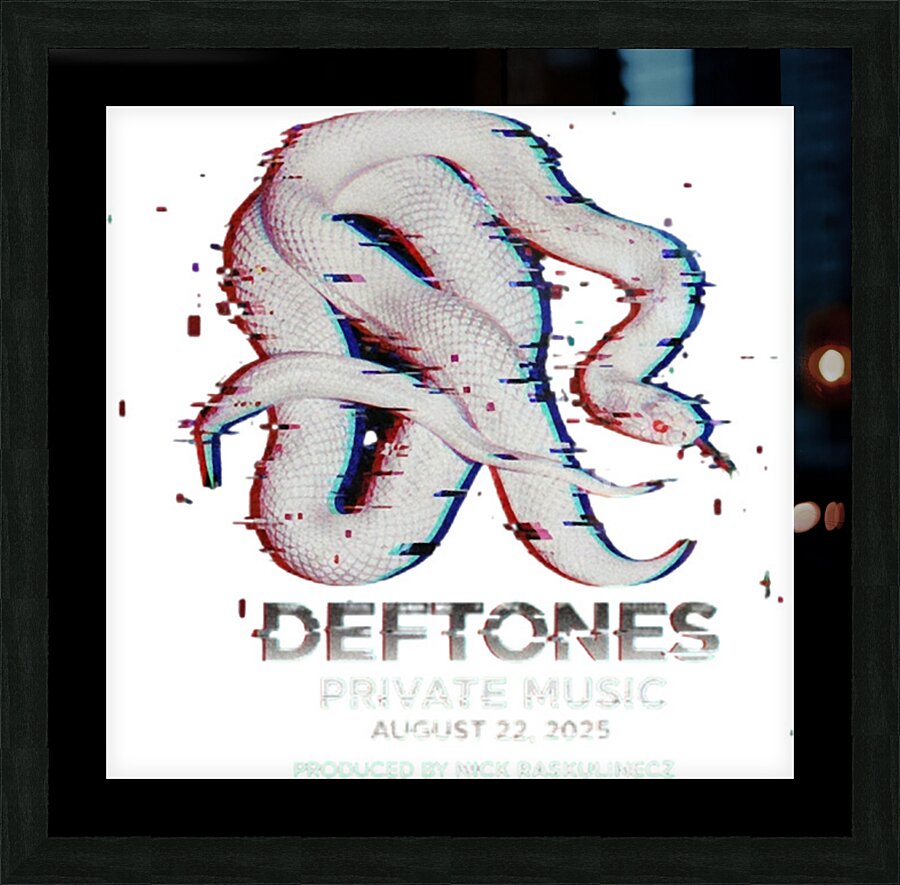 Deftones 21 Picture Frame print