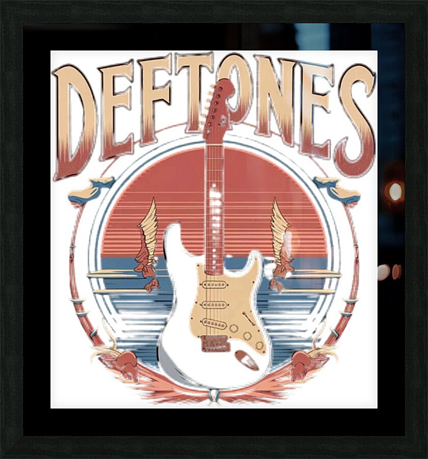 Deftones 25 Picture Frame print