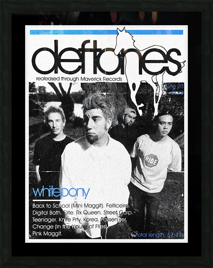 Deftones 27 Picture Frame print