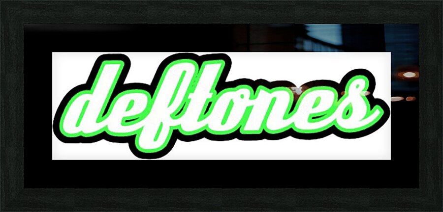 Deftones 12 Picture Frame print