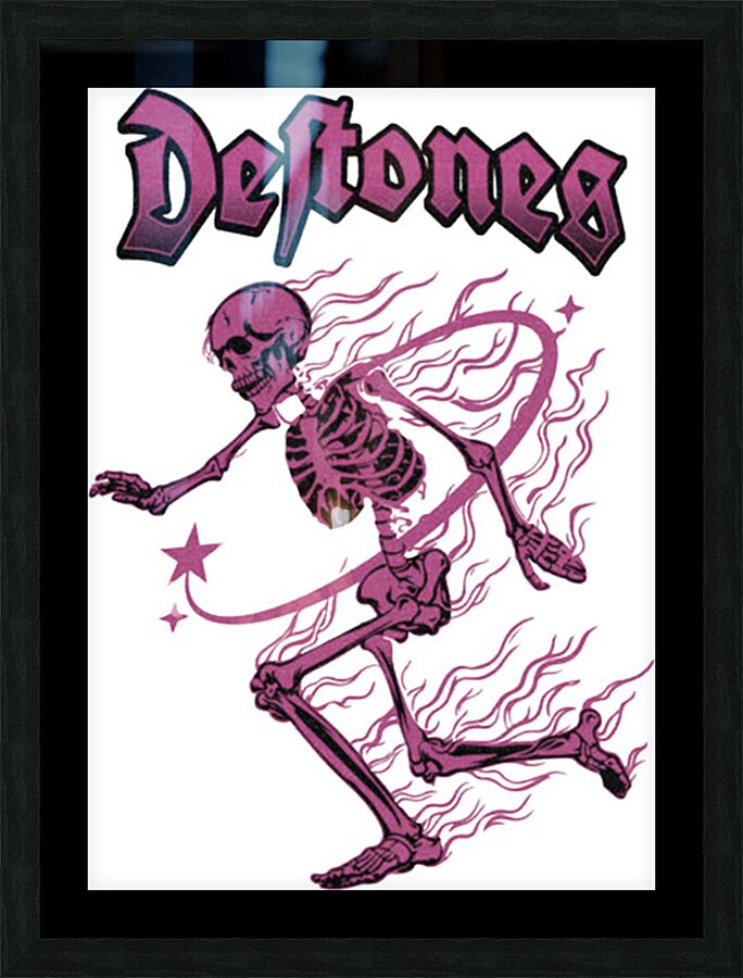 Deftones 13 Picture Frame print