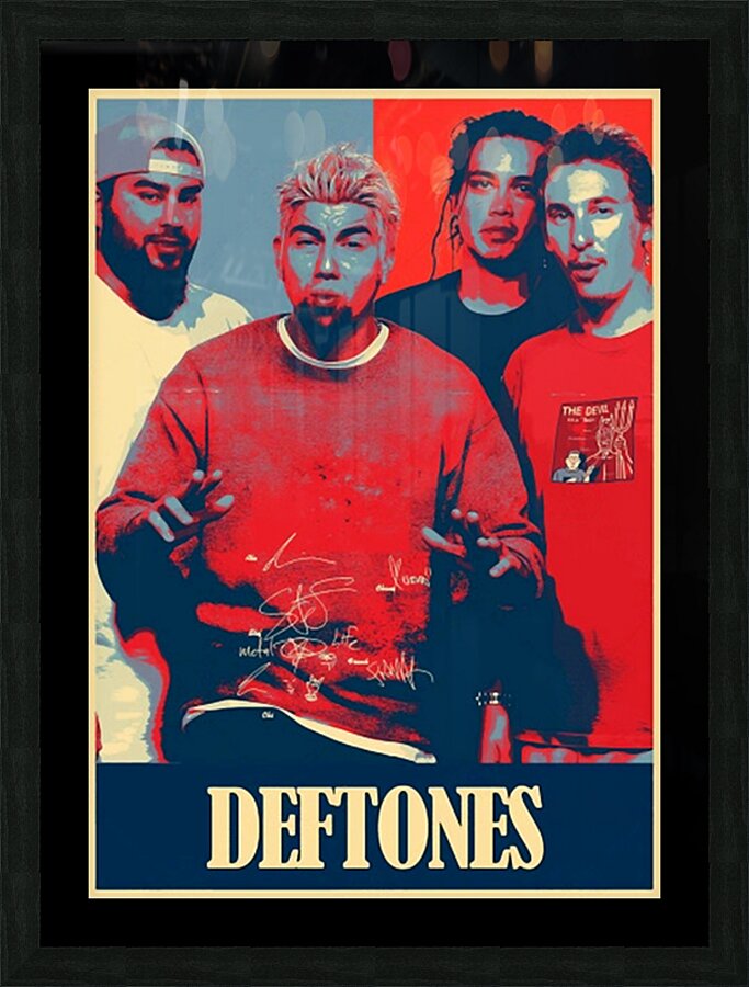 Deftones 26 Picture Frame print