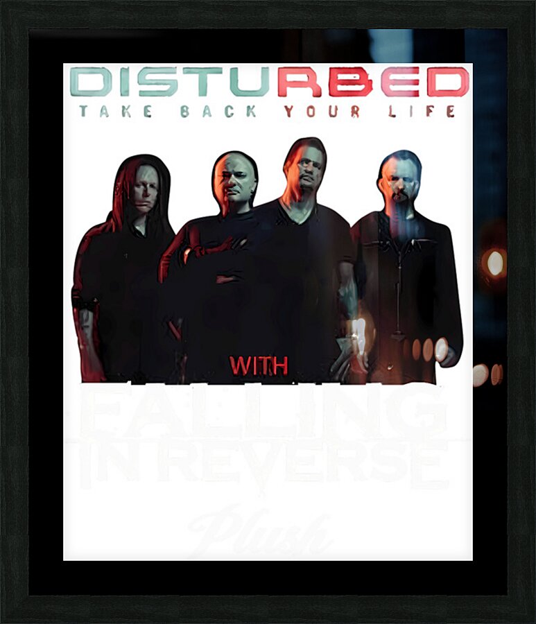 Disturbed 3 Picture Frame print